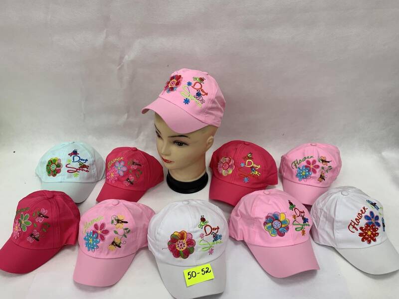 Czapka dziewcięca Roz Standard, Mix kolor Paczka 12 szt